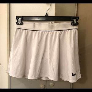 White Nike Dri-Fit Tennis Skirt
